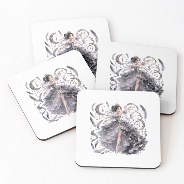 Item preview, Silver Swan Princess | Dark Ballet Sticker designed and sold by blossomfun.