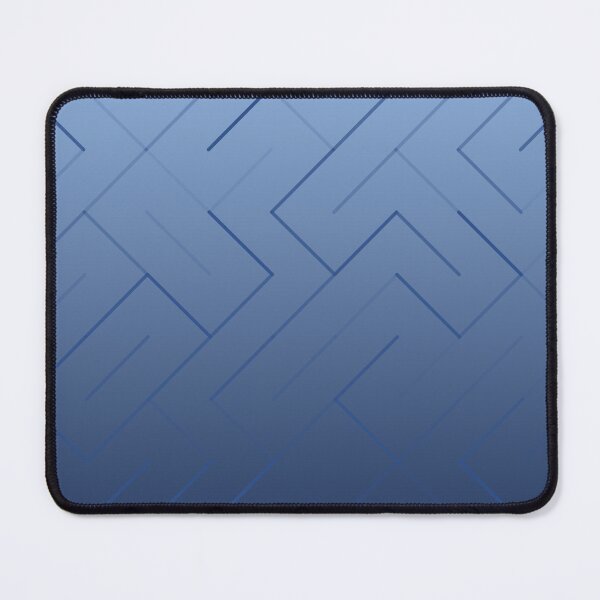 Item preview, Diagonal Labyrinth Drift – Modern Geometric Maze Ombre Pattern - Blue designed and sold by Frohyou.