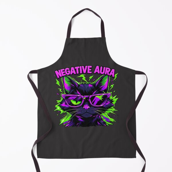 Item preview, Negative Aura – Certified Bad Vibes Cat designed and sold by Artiviose.