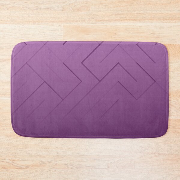 Item preview, Diagonal Labyrinth Drift – Modern Geometric Maze Ombre Pattern - Purple designed and sold by Frohyou.