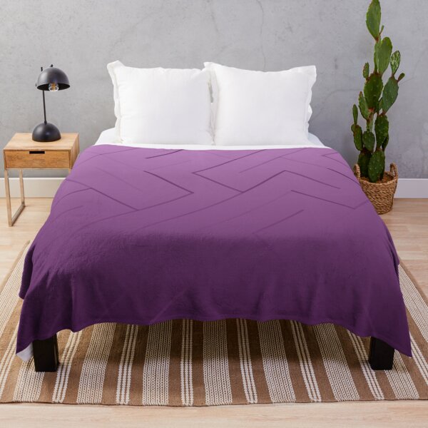 Item preview, Diagonal Labyrinth Drift – Modern Geometric Maze Ombre Pattern - Purple designed and sold by Frohyou.