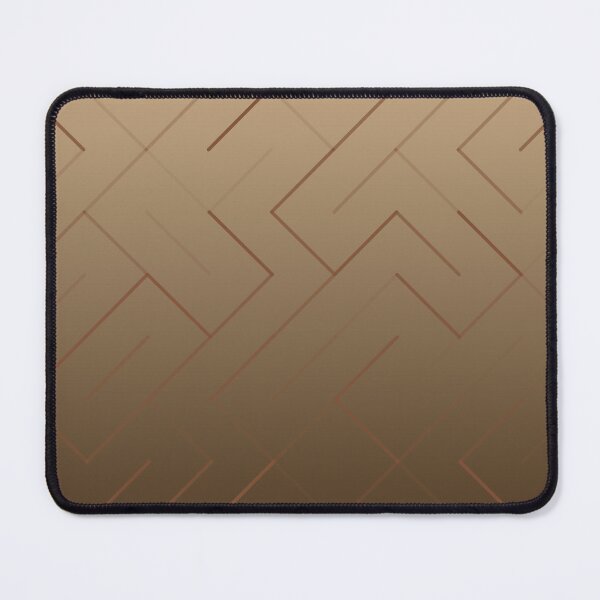 Item preview, Diagonal Labyrinth Drift – Modern Geometric Maze Ombre Pattern - Brown designed and sold by Frohyou.