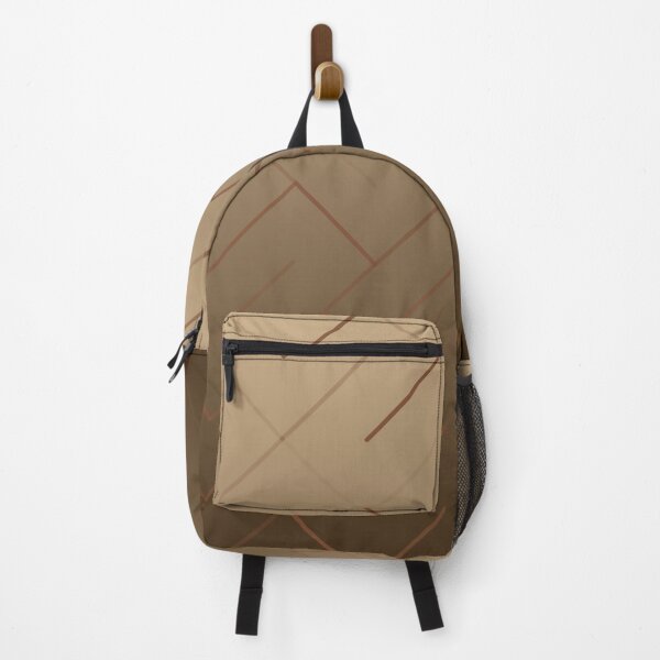 Item preview, Diagonal Labyrinth Drift – Modern Geometric Maze Ombre Pattern - Brown designed and sold by Frohyou.
