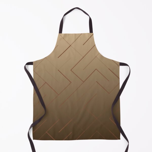 Item preview, Diagonal Labyrinth Drift – Modern Geometric Maze Ombre Pattern - Brown designed and sold by Frohyou.
