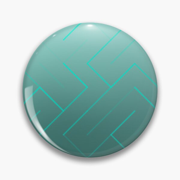 Item preview, Diagonal Labyrinth Drift – Modern Geometric Maze Ombre Pattern - Teal designed and sold by Frohyou.