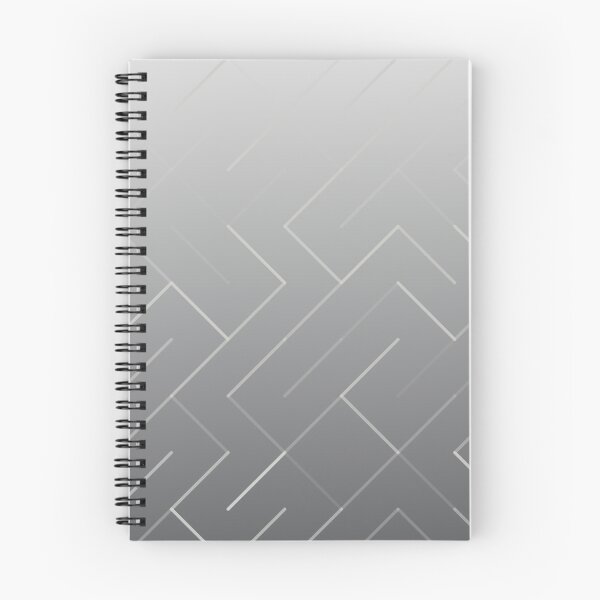 Item preview, Diagonal Labyrinth Drift – Modern Geometric Maze Ombre Pattern - Gray designed and sold by Frohyou.