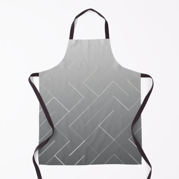 Item preview, Diagonal Labyrinth Drift – Modern Geometric Maze Ombre Pattern - Gray designed and sold by Frohyou.