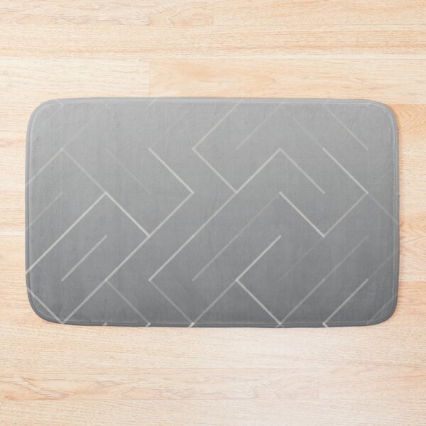 Item preview, Diagonal Labyrinth Drift – Modern Geometric Maze Ombre Pattern - Gray designed and sold by Frohyou.