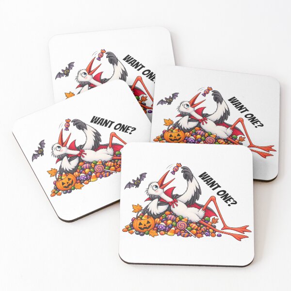 Item preview, Want One? – Cute Halloween Stork with Candy Witch Hat designed and sold by Buli89.