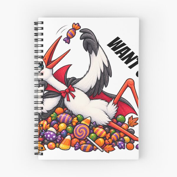Item preview, Want One? – Cute Halloween Stork with Candy Witch Hat designed and sold by Buli89.