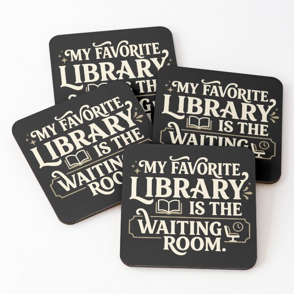 Item preview, My Favorite Library Is The Waiting Room Funny Reader designed and sold by DuckOddity.