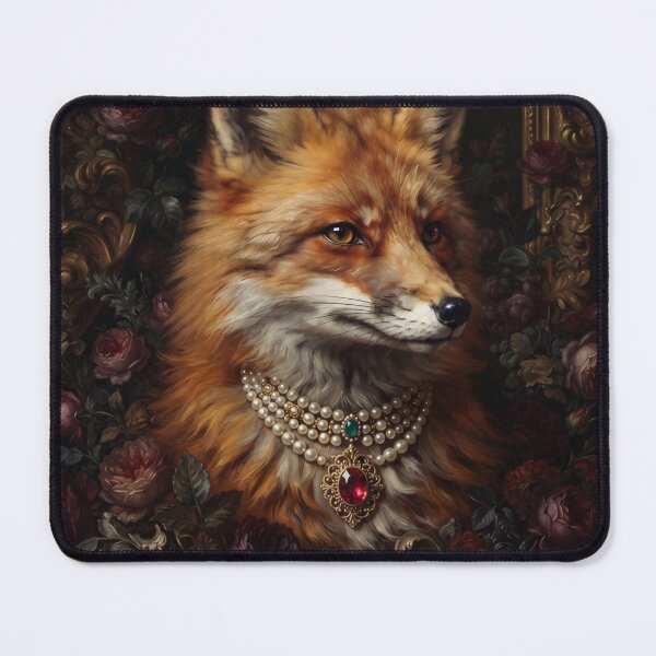 Item preview, Royal Red Fox Ruby Necklace designed and sold by Real Beast Art.