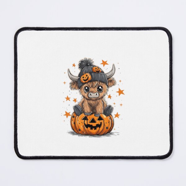 Item preview, Cute Pumpkin Highland Cow Halloween Fall Autumn  designed and sold by roartusa.
