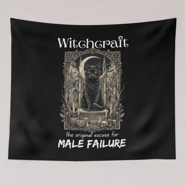 Item preview, Feminist Witch Black Cat Witchcraft  Gothic  Halloween  gift designed and sold by Amzkao.