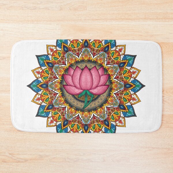 Item preview, Indian Lotus Mosaic designed and sold by catcurio.