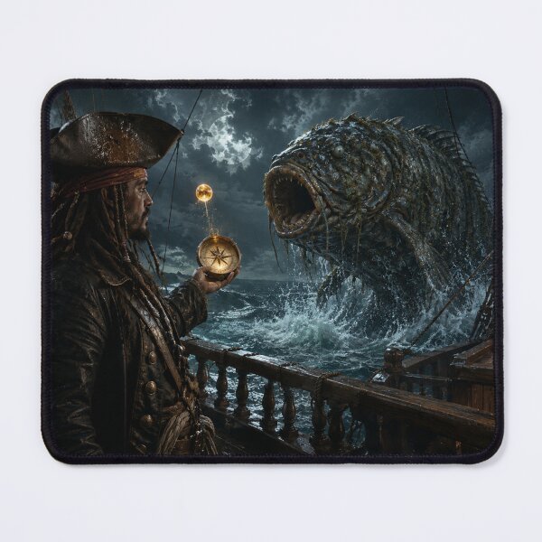 Item preview, Curse Of The Golden Boilie - Funny Pirate Fishing Parody designed and sold by GeekAnglerStore.