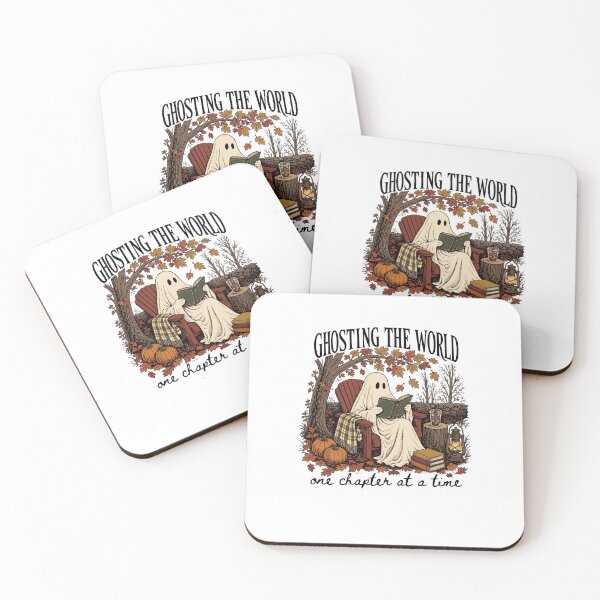 Item preview, Ghosting the World Cozy Autumn Reading designed and sold by cerima.