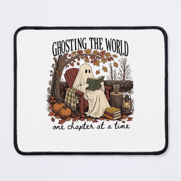 Item preview, Ghosting the World Cozy Autumn Reading designed and sold by cerima.