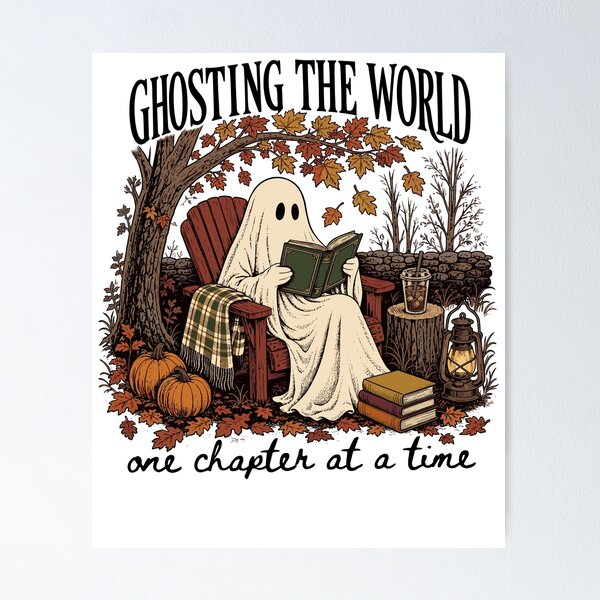 Artikelvorschau, Ghosting the World – Gemütliche Herbstlektüre entworfen und verkauft von cerima.