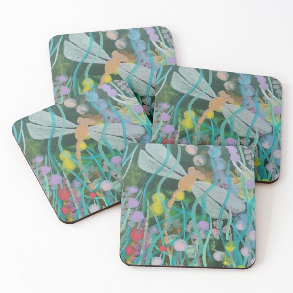 Item preview, Dragonfly in the grass designed and sold by GhostDogDesigns.
