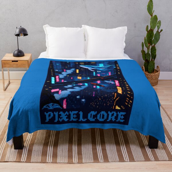 Item preview, Cyberpunk City with Whale Ologram Pixel Art {PIXELCORE} designed and sold by PIXELCORE-TEE.