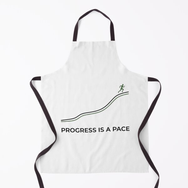 Item preview, Progress is a Pace - Running Design designed and sold by RunningWhiskers.