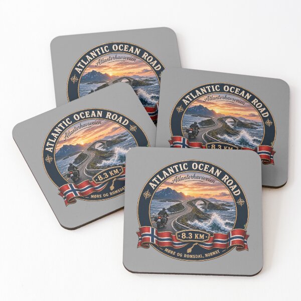 Item preview, Atlantic Ocean Road Norway Atlanterhavsvegen Sticker TShirt 13 designed and sold by OuterShellUK.