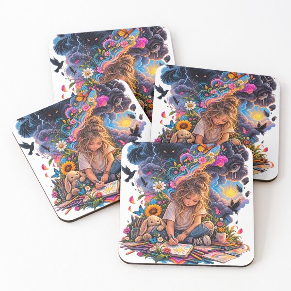 Item preview, Lost in the Crowd – Surreal Loneliness Art designed and sold by Gravurensohn.