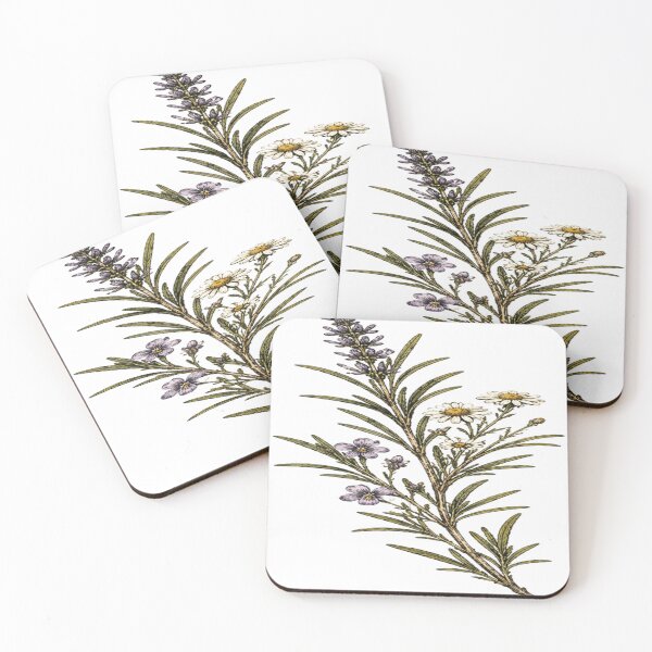 Item preview, Wildflower Sprig – Vintage Botanical Illustration for an Herbal Apothecary designed and sold by Thegoldenline.