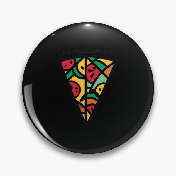 Item preview, Geometric Pizza Slice – Colorful Mosaic Fast Food & Streetwear Design designed and sold by GeoBeast.