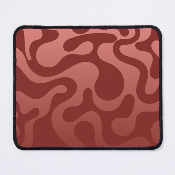 Item preview, Fluid Topography – Abstract Organic Gradient Pattern | Red designed and sold by Frohyou.