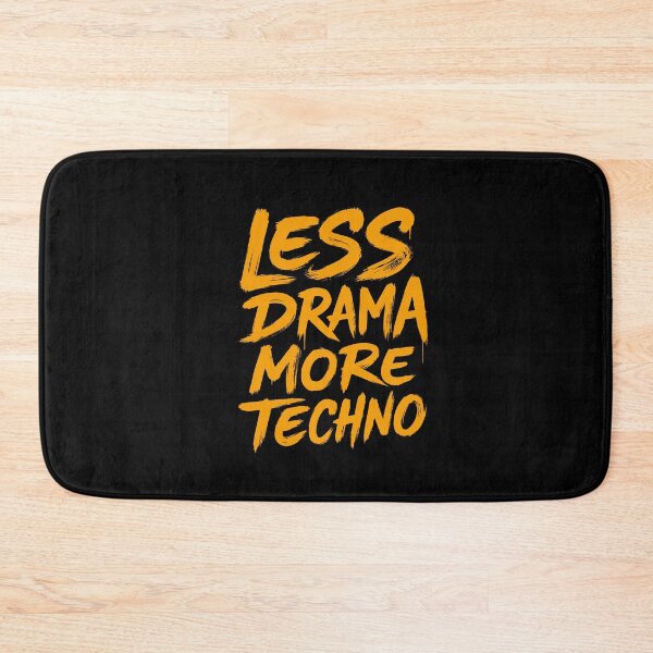 Item preview, Less Drama More Techno – Graffiti Rave & DJ designed and sold by paulo silveira.