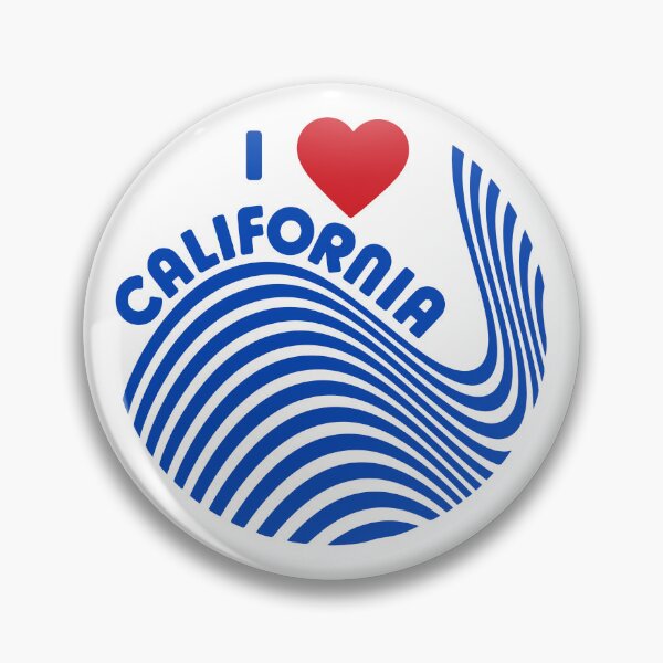 Item preview, I Love California 70s 80s Style Tourist Souvenir designed and sold by darklordpug.
