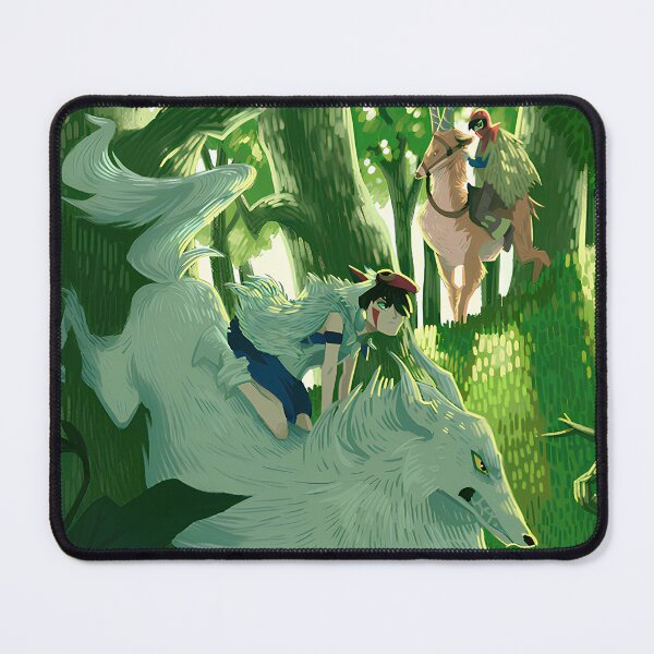 Item preview, angry wolf [[themomonokes]] go -%[ghiblis]%- running aways  designed and sold by osianbunart.