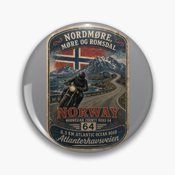 Item preview, Atlantic Ocean Road Norway Atlanterhavsvegen Sticker TShirt 15 designed and sold by OuterShellUK.
