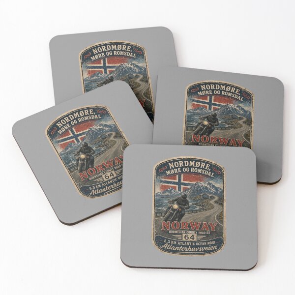 Item preview, Atlantic Ocean Road Norway Atlanterhavsvegen Sticker TShirt 15 designed and sold by OuterShellUK.