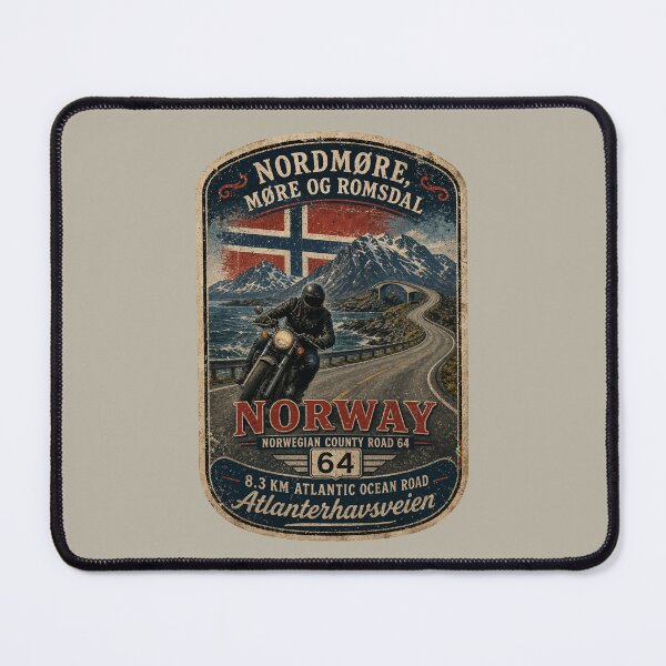 Item preview, Atlantic Ocean Road Norway Atlanterhavsvegen Sticker TShirt 15 designed and sold by OuterShellUK.