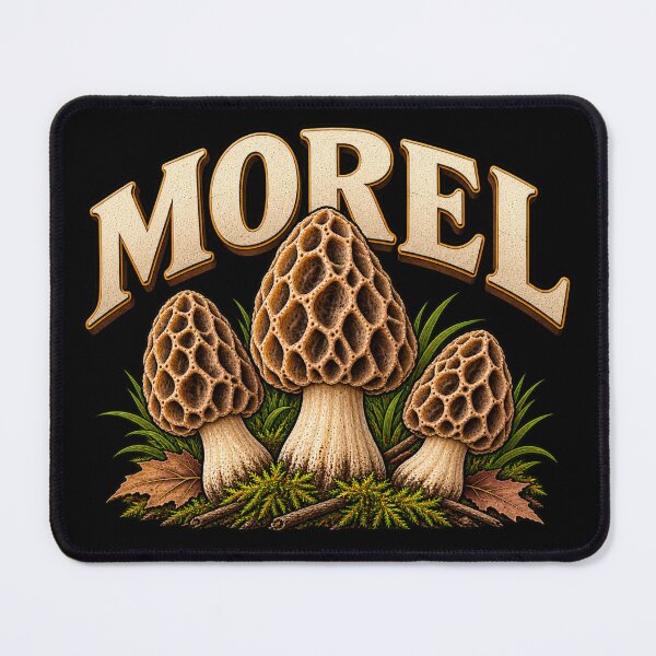 Item preview, Morel Mushroom Vintage Foraging Design designed and sold by OddHobbyClub.