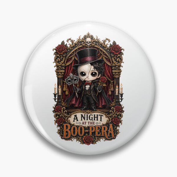 Item preview, A Night at the Boo-pera - Cute Gothic Masquerade Ghost designed and sold by Kromia.