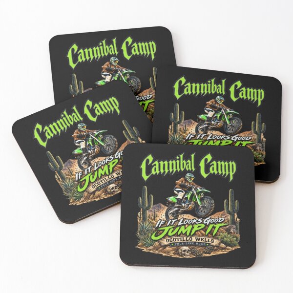 Item preview, Cannibal Camp Dirt Bike, Ocotillo Wells Off Road Motocross Desert Riding designed and sold by AngeliaViolet.