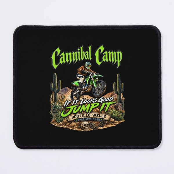 Item preview, Cannibal Camp Dirt Bike, Ocotillo Wells Off Road Motocross Desert Riding designed and sold by AngeliaViolet.