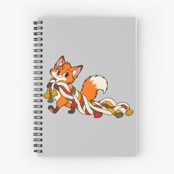 Item preview, Cozy Fox Wrapped in a Knitted Blanket – Cute Autumn Design designed and sold by Sed94.