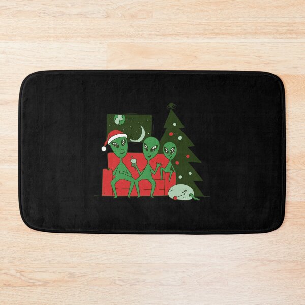 Item preview, Alien Family Chilling On Couch By Christmas Tree Gifts designed and sold by Saad Akchich.