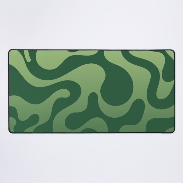 Item preview, Fluid Topography – Abstract Organic Gradient Pattern | Green designed and sold by Frohyou.
