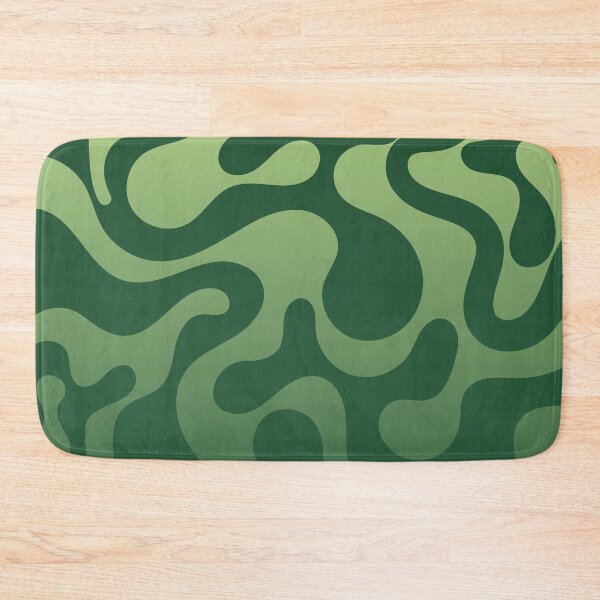 Item preview, Fluid Topography – Abstract Organic Gradient Pattern | Green designed and sold by Frohyou.