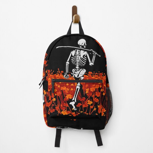 Item preview, Skeleton Warrior Wildflower Field Shirt | Samurai Running Design designed and sold by MOCH- ART.