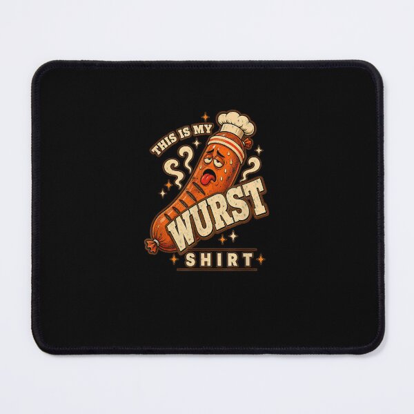 Item preview, This is My Wurst Shirt - Funny Sausage Pun  designed and sold by MatherFisher.