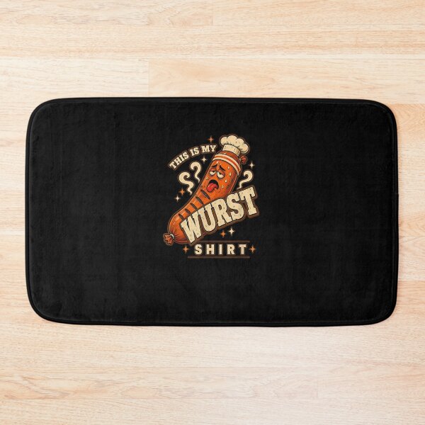 Item preview, This is My Wurst Shirt - Funny Sausage Pun  designed and sold by MatherFisher.