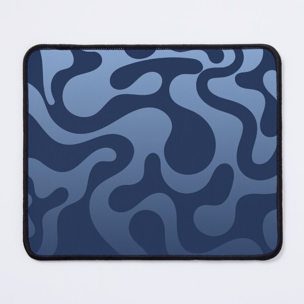 Item preview, Fluid Topography – Abstract Organic Gradient Pattern | Blue designed and sold by Frohyou.