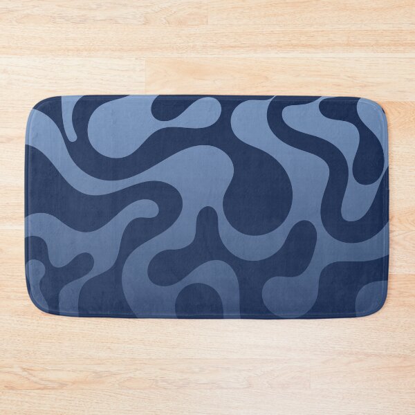 Item preview, Fluid Topography – Abstract Organic Gradient Pattern | Blue designed and sold by Frohyou.